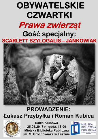 Obywatelski Czwartek - spotkanie z Scarlett Szyłogalis-Jankowiak