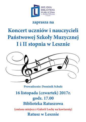Koncert uczniów i nauczycieli Państwowej Szkoły Muzycznej