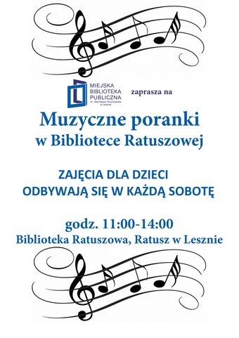 Muzyczne poranki w Bibliotece Ratuszowej