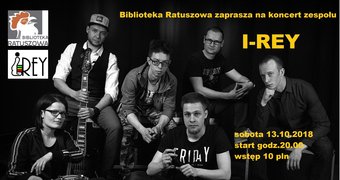 Koncert zespołu I-REY w Bibliotece Ratuszowej