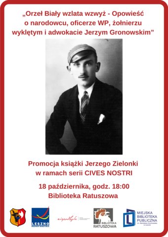 Promocja książki red. Jerzego Zielonki o Jerzym Gronowskim