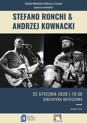 Stefano Ronchi & Andrzej Kownacki w Bibliotece Ratuszowej