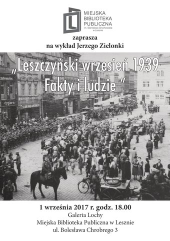 Leszczyński wrzesień 1939. Fakty i ludzie