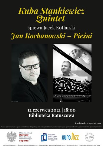 Koncert Kuba Stankiewicz quintet. Śpiewa Jacek Kotlarski