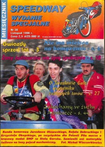 SPEEDWAY Wydanie specjalne nr 38 (1996)