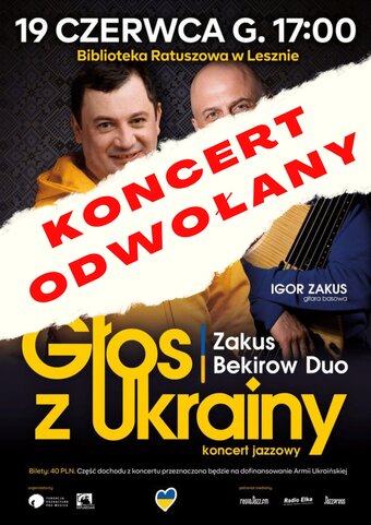 (KONCERT ODWOŁANY) Zakus/Bekirov Duo 