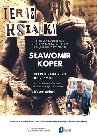Sławomir Koper zagości w Leszczyńskiej Galerii Książki