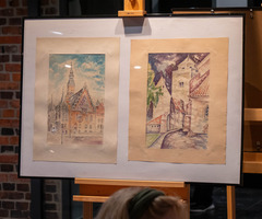 Wspomnienia w akwareli: wystawa Kornela Kolasińskiego w Lesznie