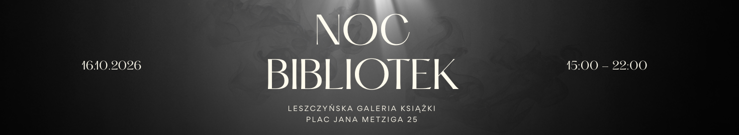 Grafika promująca Noc Bibliotek