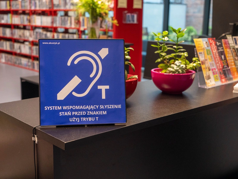 Pętle indukcyjne w bibliotece - nowa jakość dostępności