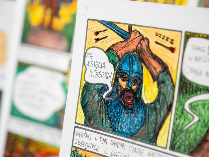 Leszczyńska legenda w komiksowej odsłonie