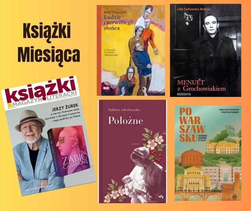„Menuet z Grochowiakiem” wśród książek miesiąca magazynu „KSIĄŻKI”