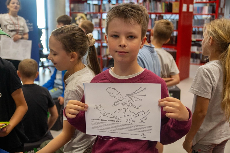 Smocze opowieści były najczęściej „wystawianą” lekturą na Małej Scenie biblioteki