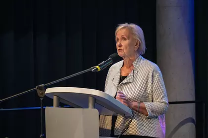 Wystąpienie podczas obchodów 80-lecia biblioteki