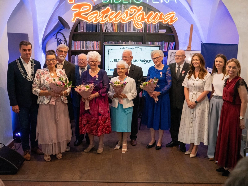 Jubileusz Par Małżeńskich w Bibliotece Ratuszowej