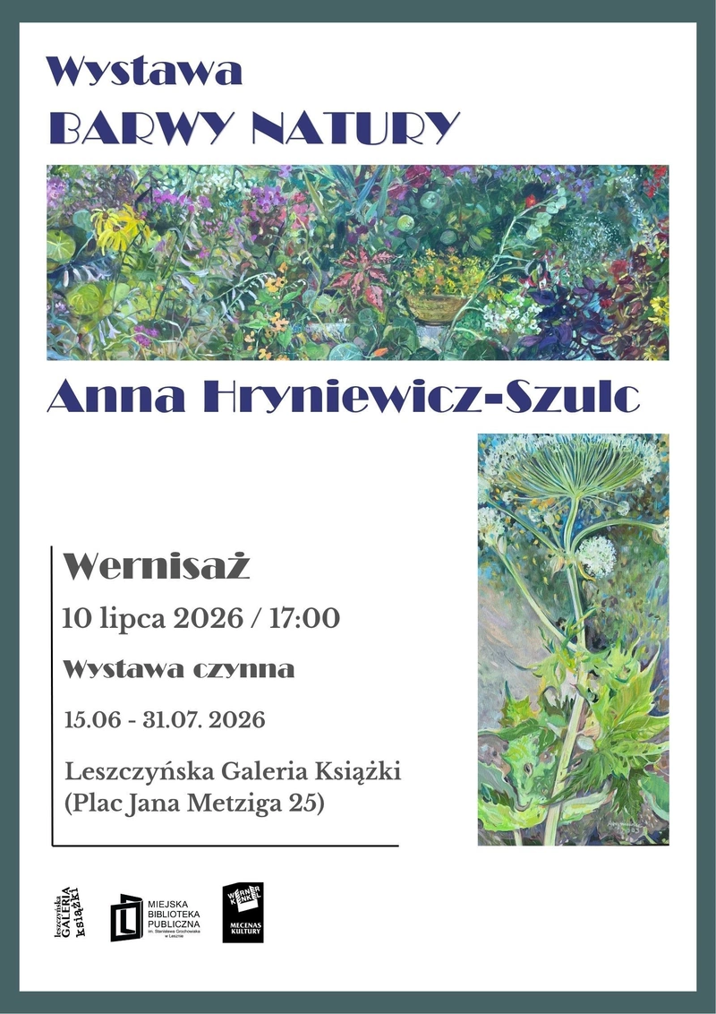Wernisaż wystawy „Barwy natury” Anny Hryniewicz-Szulc