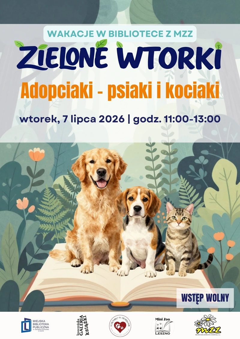 Adopciaki - psiaki i kociaki. Zielone wtorki z MZZ