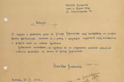 Skan dokumentu.