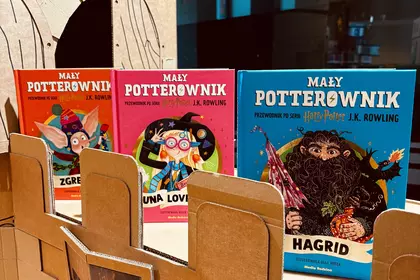 Nowości książkowe w przestrzeni biblioteki.