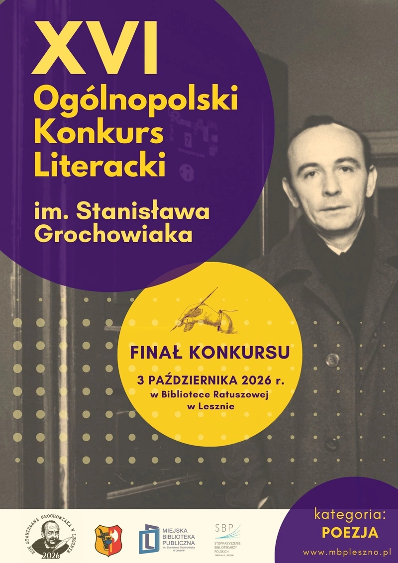 XVI Ogólnopolski Konkurs Literacki im. Stanisława Grochowiaka rozstrzygnięty