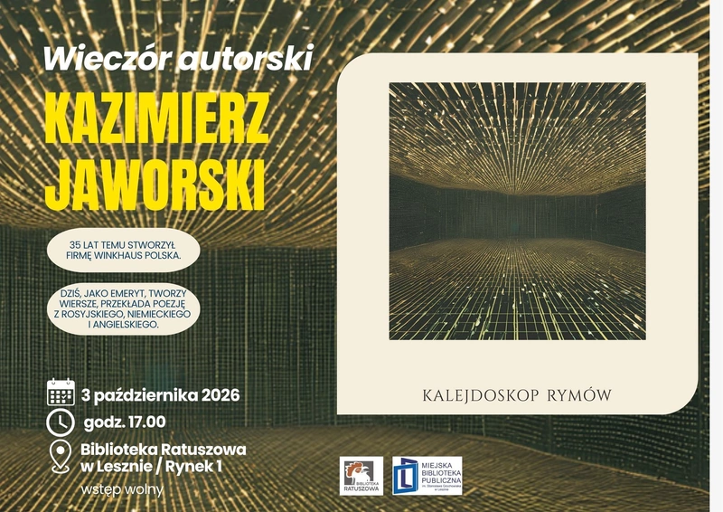 „Kalejdoskop rymów” - wieczór autorski Kazimierza Jaworskiego