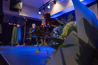 Ewelina Nowicka i Paul Fasang podczas wspólnego występu.