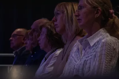 Publiczność podczas koncertu Chassidic Rhapsody.