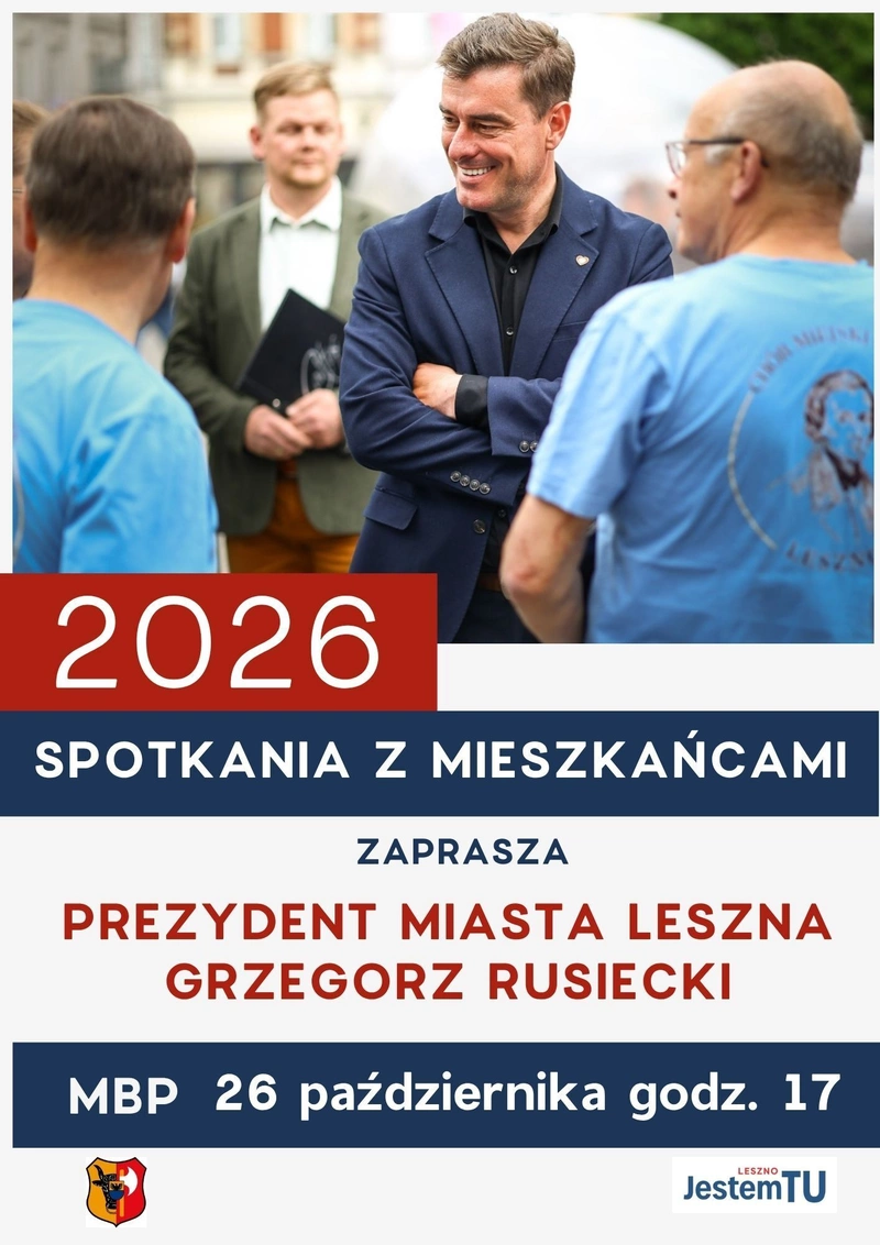 Spotkanie z prezydentem Leszna - rozmowy z mieszkańcami
